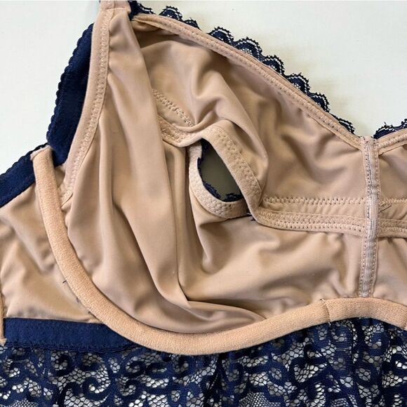 The Dairy Fairy Ayla Luxury Lace Nursing + Handsfree Pumping Bra 5 XL - Picture 6 of 12